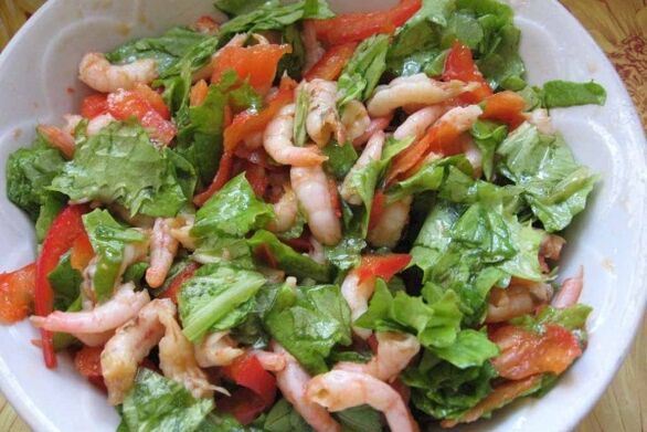Seafood salad a healthy dish for those who follow a gluten-free diet
