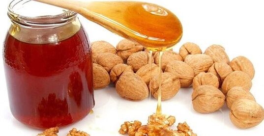 Buckwheat diet with natural honey.