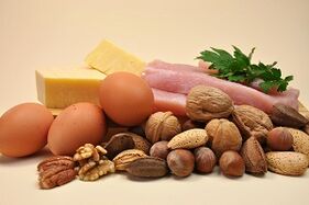 Foods allowed for the keto diet.