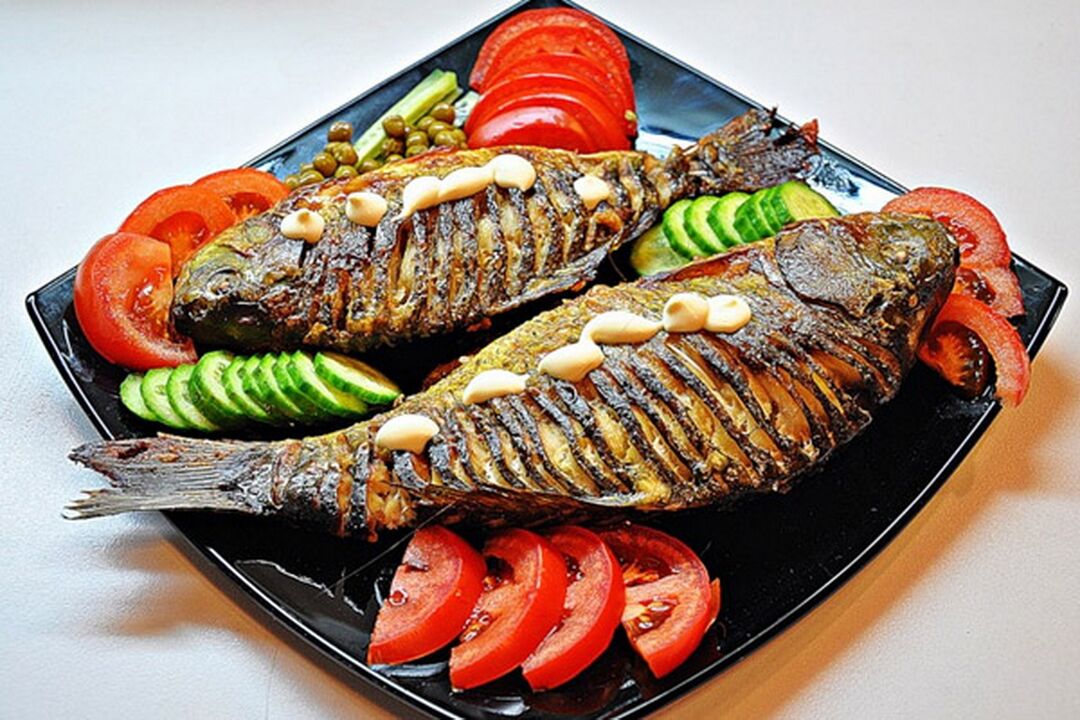 fish with vegetables for Japanese diet